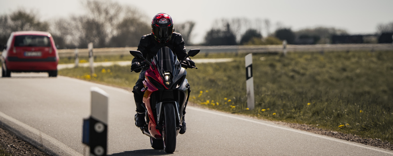 Motorradfahren in NF